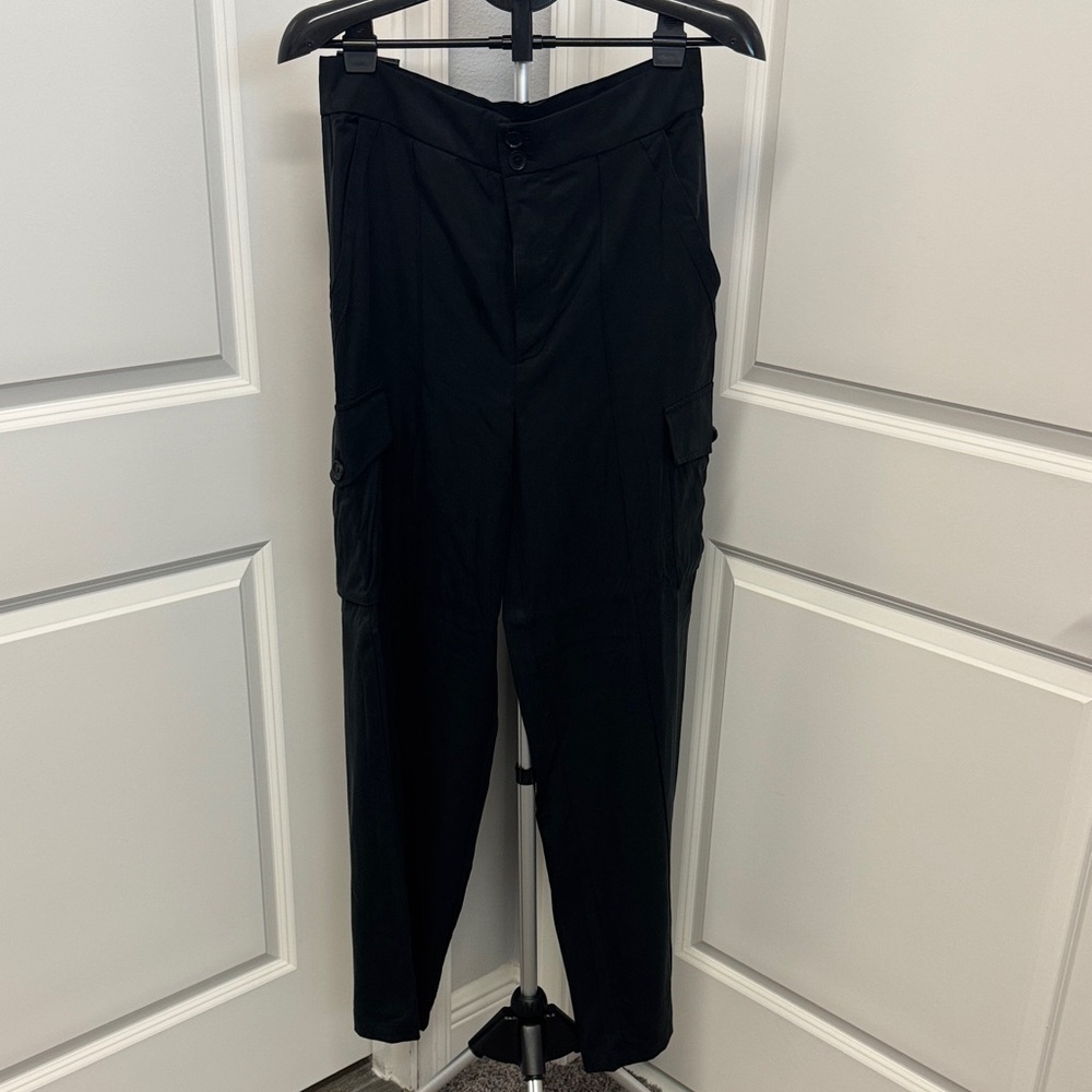 Banana Republic Women's Black Wide Leg Pants